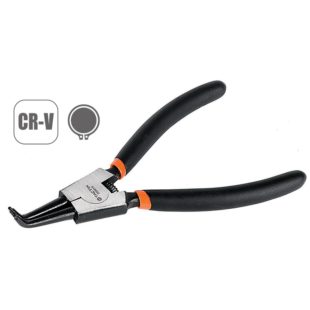Tactix Pliers Circlip 175mm 7 Inch Bent Exterior External 1.8mm Tip Main Image