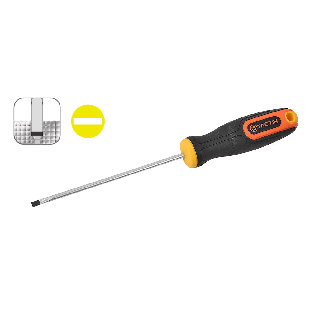 Tactix Screwdriver Slot 3.0 x 75mm 1/8 x 3 Inch Main Image