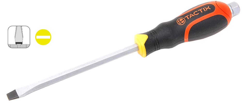 Tactix Screwdriver Go Through Slot 6 x 150mm Main Image