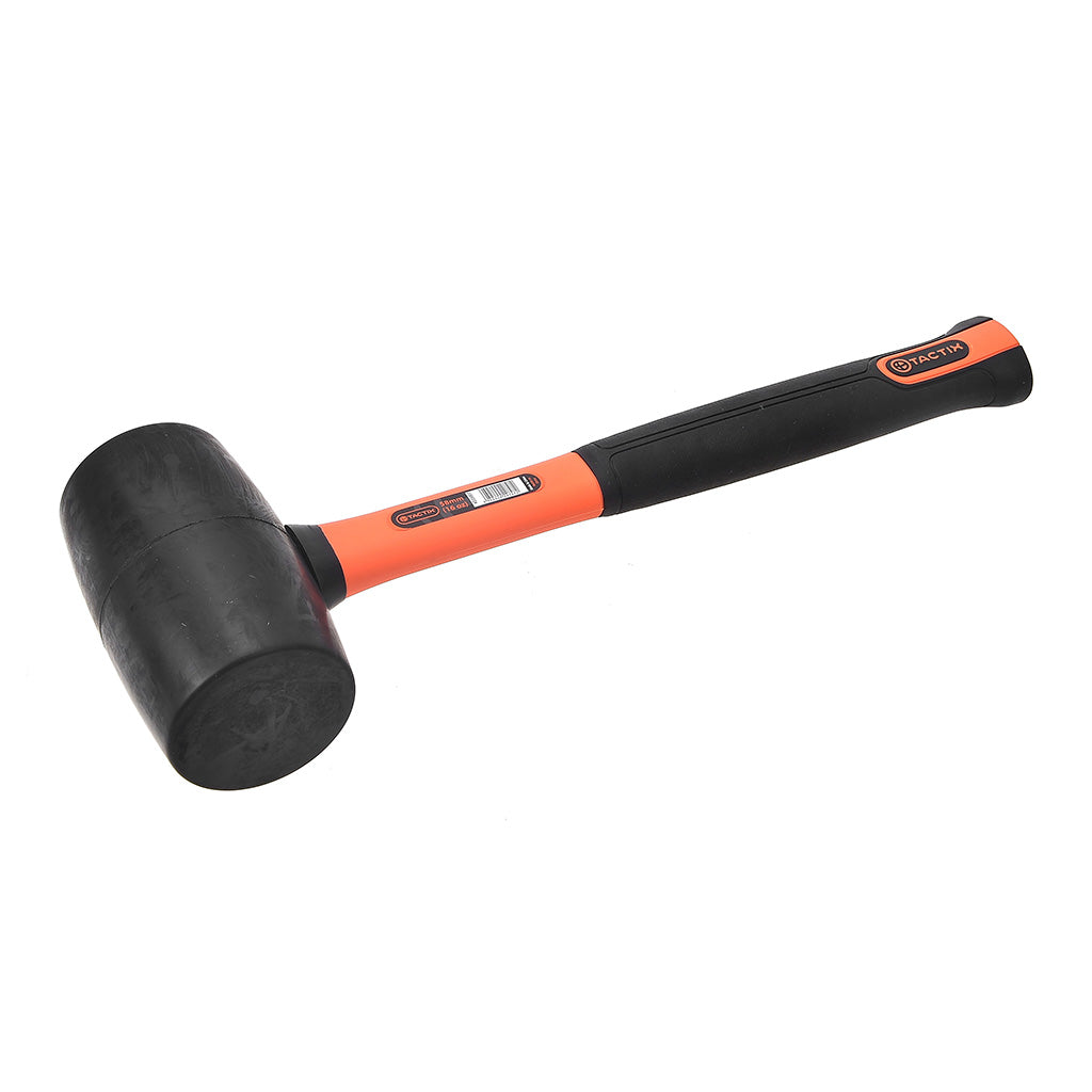 Tactix Mallet Rubber 8Oz 45mm Black Fibreglass Handle Main Image