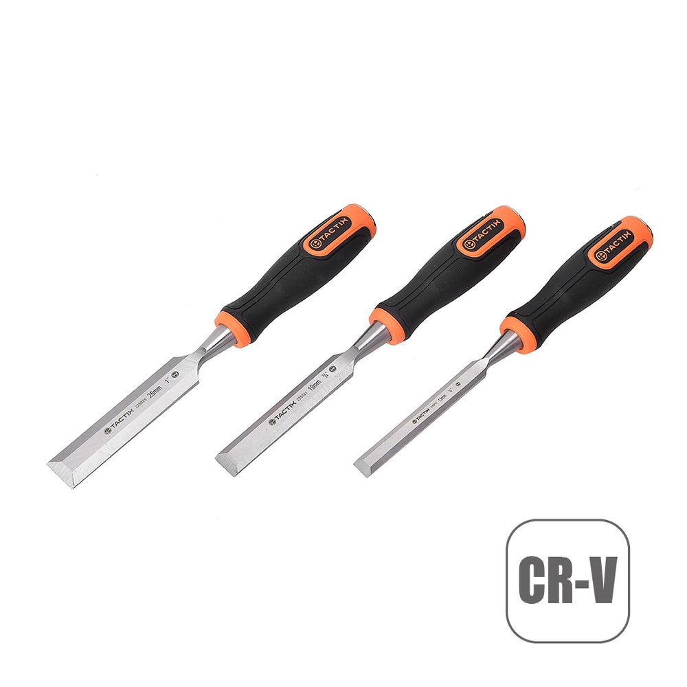 Tactix Chisel Wood 3 Piece Set 25mm 19mm 13mm Main Image