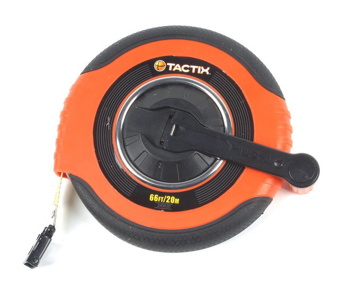 Tactix Tape Measure 30 Metre Long With Soft Handle 100Ft x 15mm Fiberglass Blade Main Image