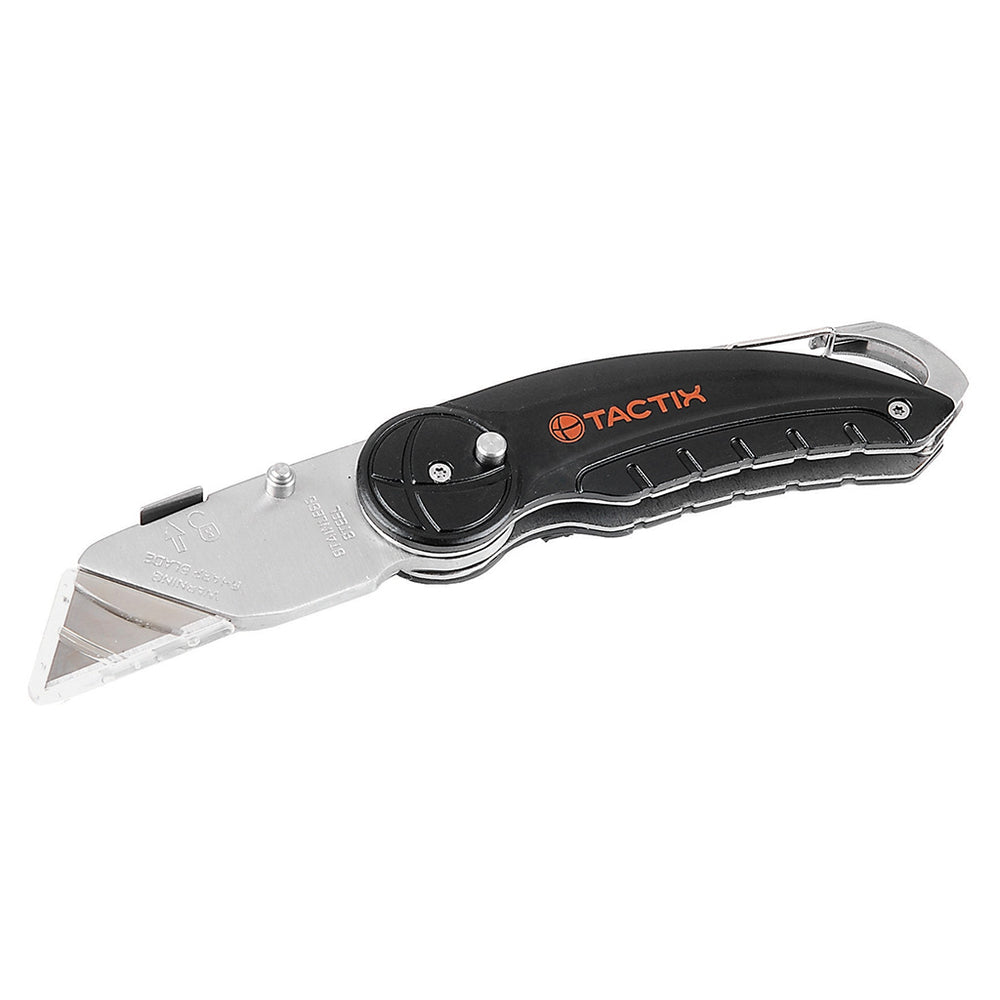 Tactix Knife Folding Utility With 5 Blades Included With Belt Clip Main Image