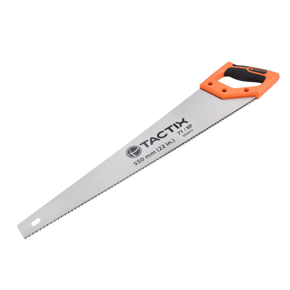 Tactix Wood Hand Saw Double Ground 550mm(22In) 7 Tpi /8Ppi Main Image