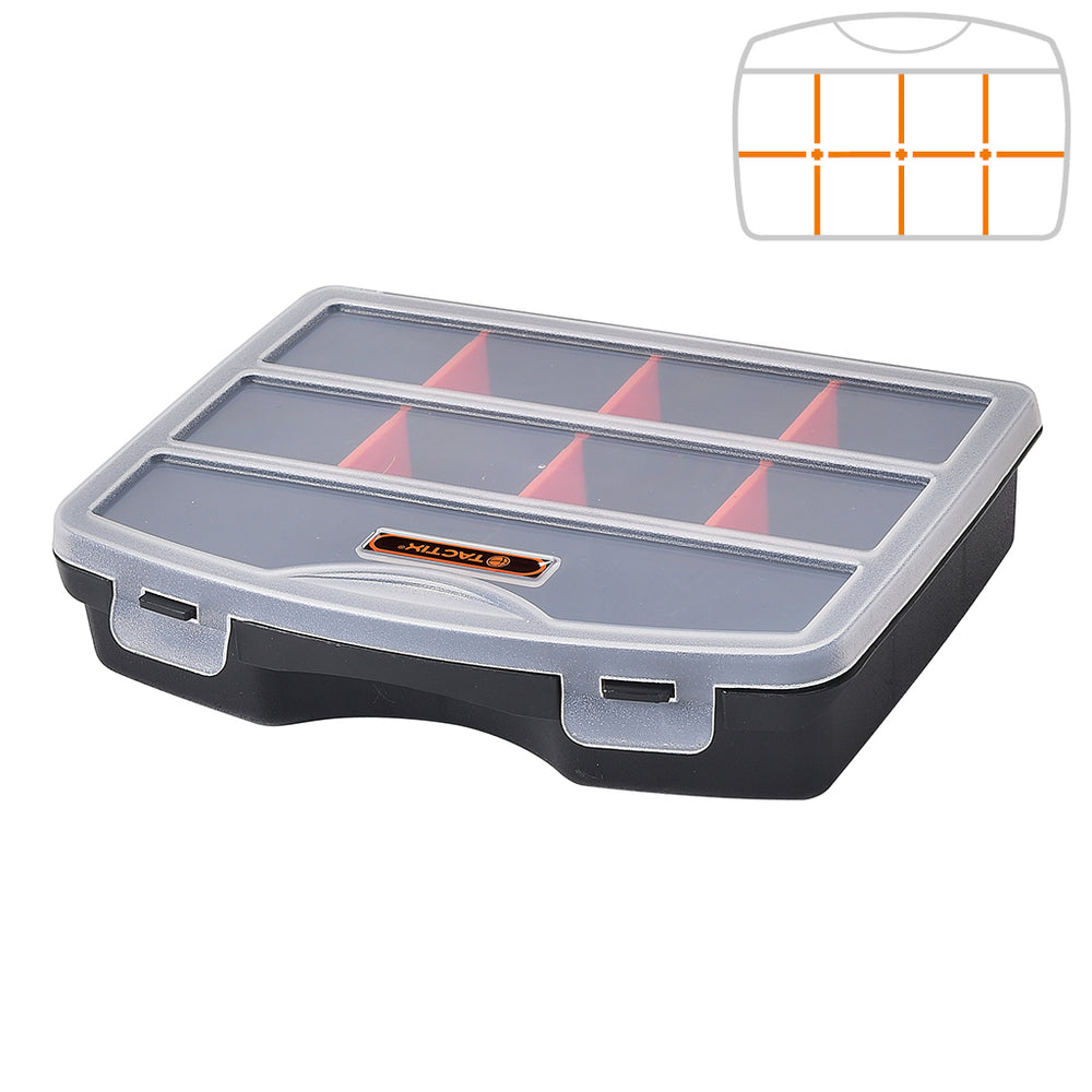 Tactix Organizer 19cm 8 Compartments Removable Dividers 7-1/2 Inch Main Image