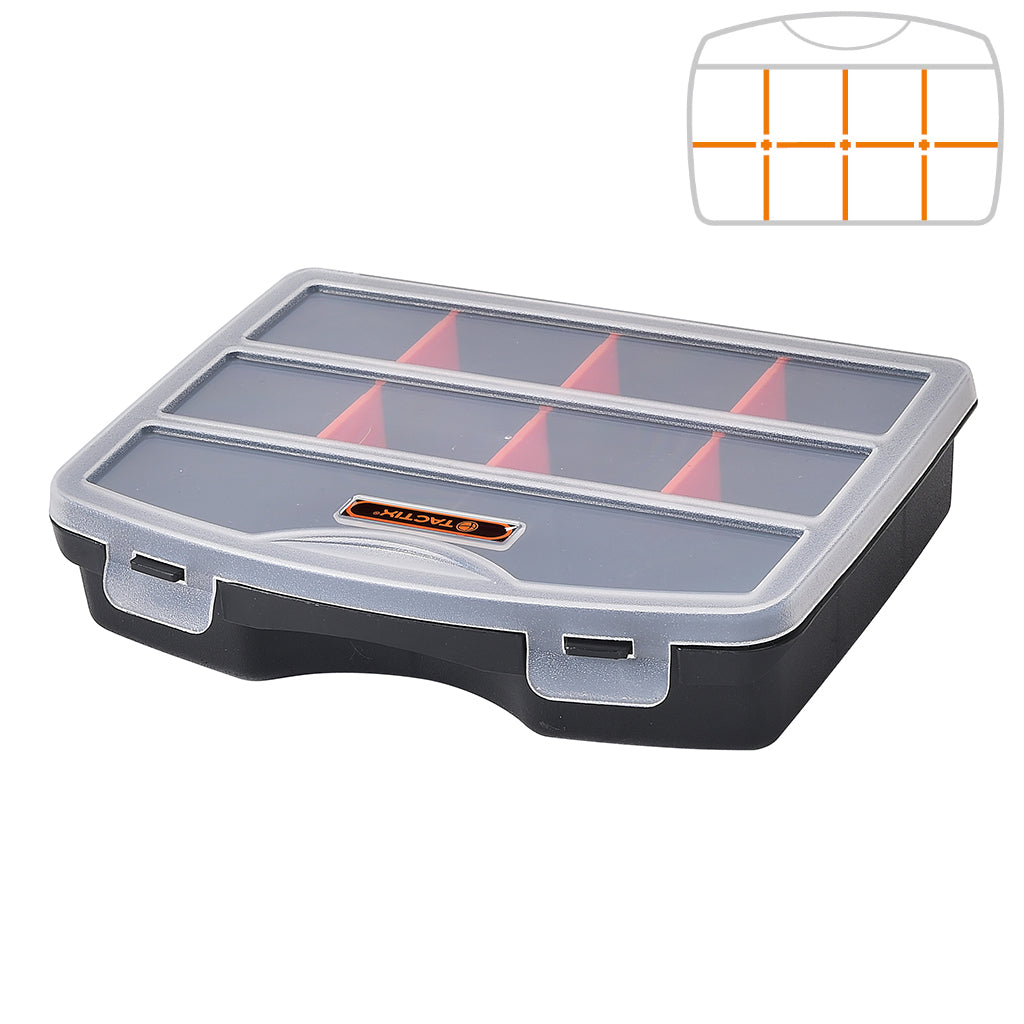 Tactix Organizer 19cm 8 Compartments Removable Dividers 7-1/2 Inch Main Image