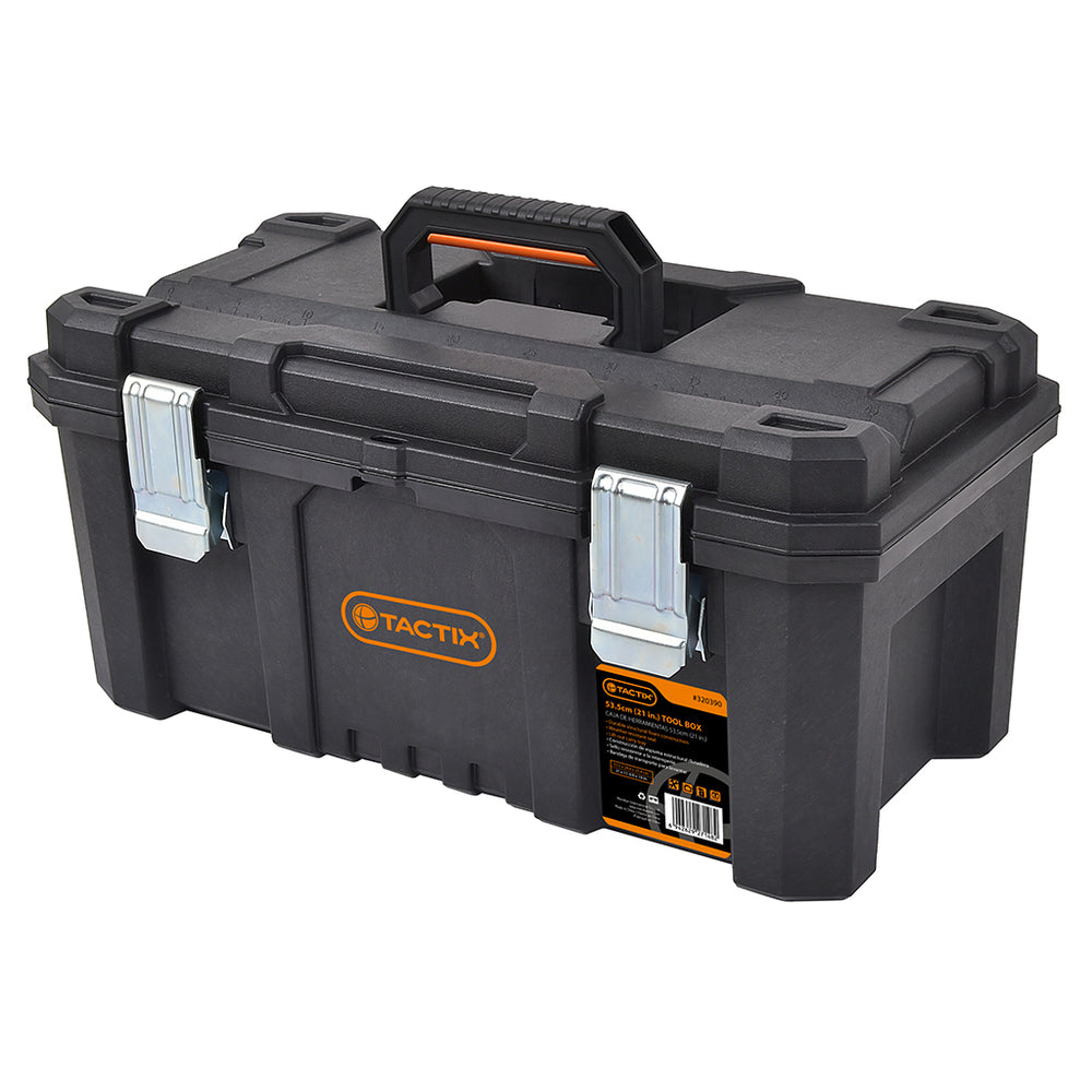 Tactix 53.5 cm Ip53 Weather Resistant Plastic Tool Box 21 Inch Main Image