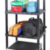 Tactix 4 Teir Plastic Shelving Unit 30kg Per Shelf