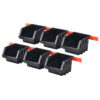 Tactix Bin Set 6pc 10 5 x 13 5 x 8 2cm