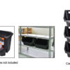 Tactix 40 Litre Stacking Storage Crate Box