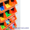 Tactix 12 Bin Flip Lid Cabinet