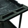 Tactix Durable Plastic Service Cart 2 Tier Trolley 86.6cm (34 Inch)