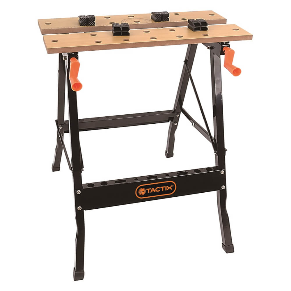 Tactix Foldable Work Bench 100kg Capacity 240mm Max Clamping Width Main Image