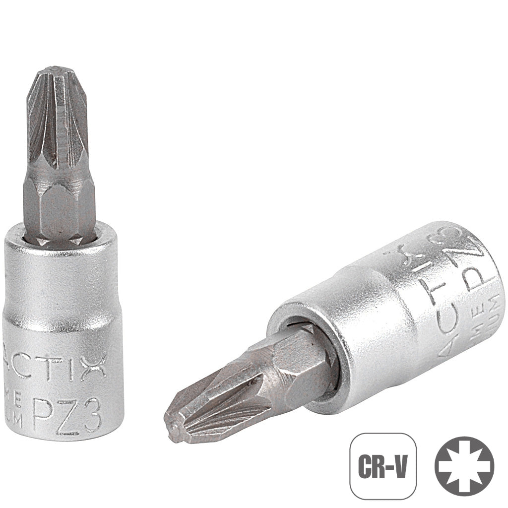 Tactix Bit Socket 1/4 Inch Sq Dr Pozi 3 Main Image