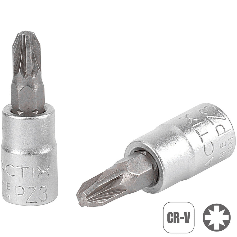 Tactix Bit Socket 1/4 Inch Sq Dr Pozi 3 Main Image