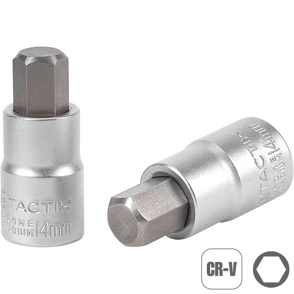 Tactix Bit Socket 1/2 Inch Sq Dr Hex 12mm Inhex Allen Main Image
