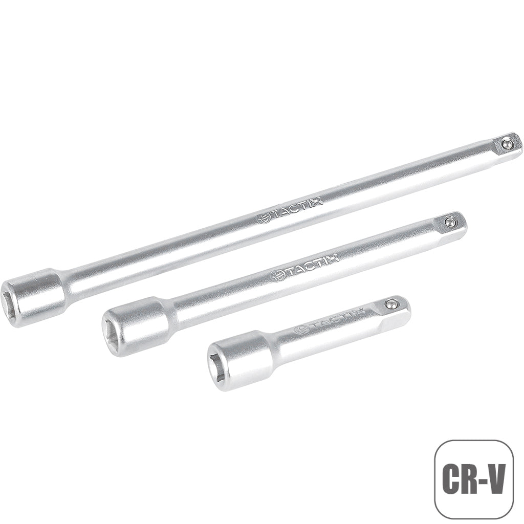Tactix Extension Bar Set 1/4 Sq Dr 2 4 6 Inch Main Image