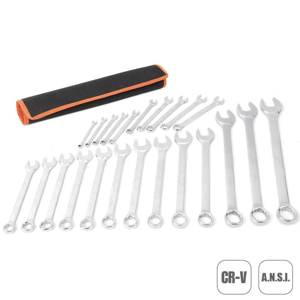 Tactix Wrench Combination Spanner 6-32mm Set 23 Piece Metric Main Image