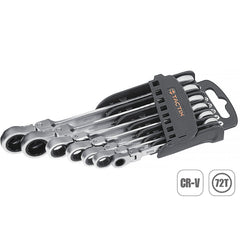 Tactix Wrench Flex Ratchet Spanner 7 Piece Set Metric Main Image