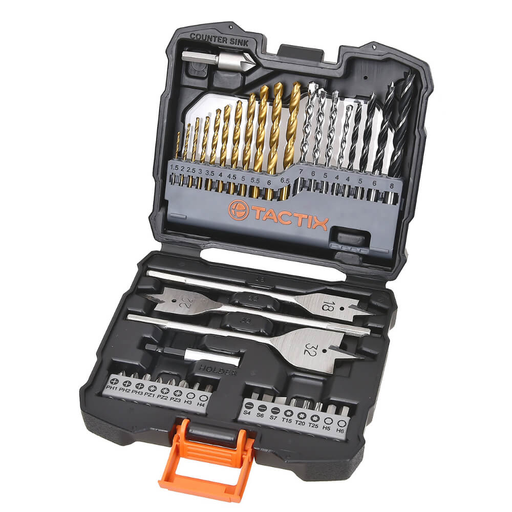 Tactix 40 Piece Drill Bit And Accsessory Set Main Image