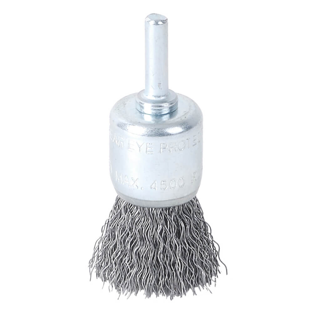 Tactix Wire Cup Brush 12mm 1/2In Crimped 6mm Shank Main Image