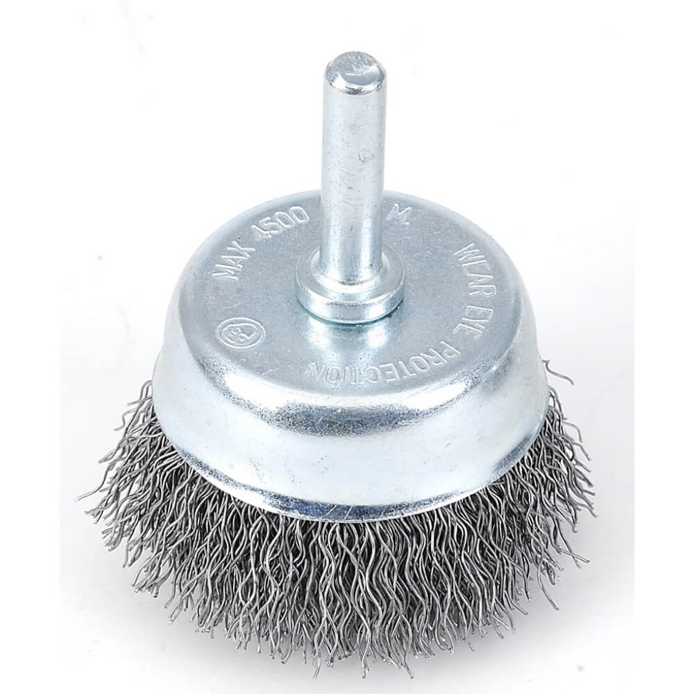 Tactix Wire Cup Brush 50mm 2In Crimped 6mm Shank Main Image