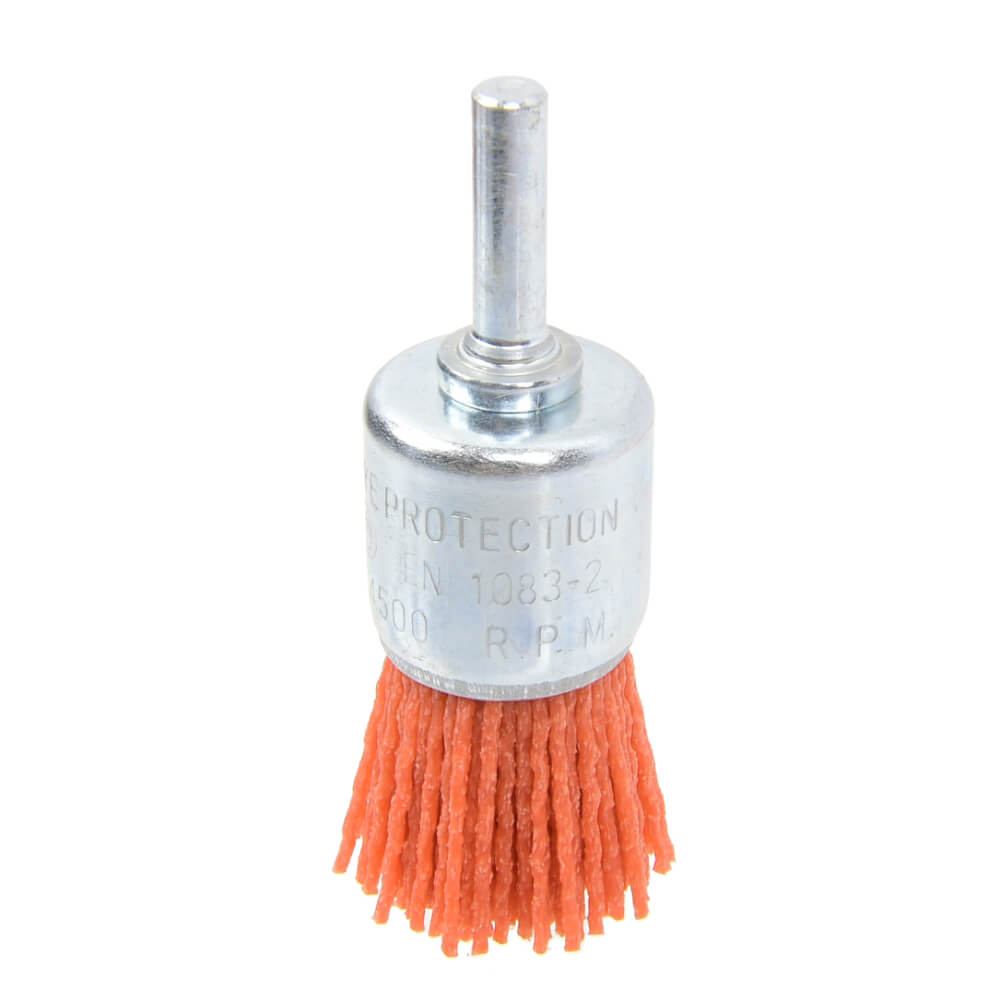 Tactix Wire Brush 25mm 1 Inch Nylon 6mm Shank