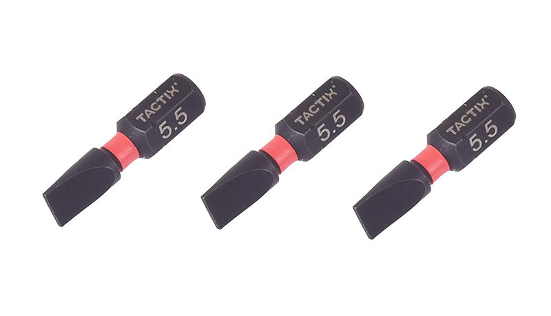 Tactix Impact Bit 3 Piece 25mm Slot 65mm Main Image