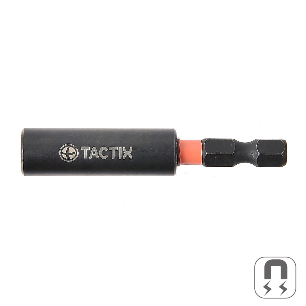 Tactix Magnetic Impact Bit Holder 1/4 Drive 60mm Long Main Image