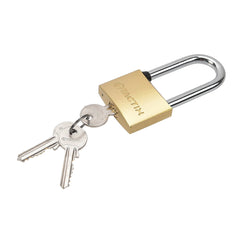 Tactix Padlock Long Shackle 50mm 2 Inch Brass Main Image