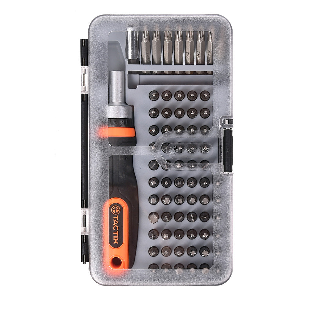 Tactix 71 Piece Ratchet Driver Bit Set Main Image