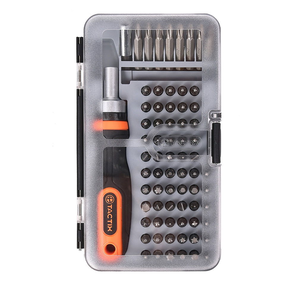 Tactix 71 Piece Ratchet Driver Bit Set Main Image