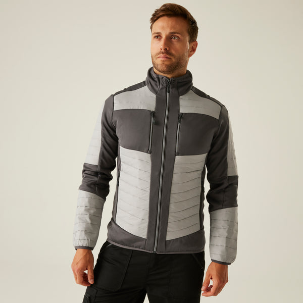 Regatta E-Volve Unisex Thermal Hybrid Jacket Mineral Grey/Ash L