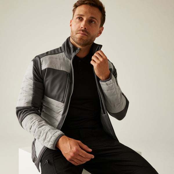 Regatta E-Volve Unisex Thermal Hybrid Jacket Mineral Grey/Ash L