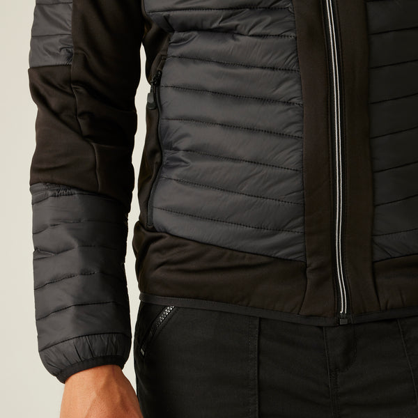 Regatta E-Volve Unisex Thermal Hybrid Jacket Ash/Black M