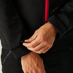 Regatta Navigate Hooded Softshell Black/Red M