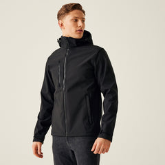 Regatta Navigate Hooded Softshell Black/Grey S