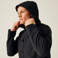 Regatta Navigate Hooded Softshell Black/Grey S