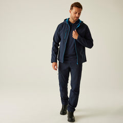 Regatta Navigate Hooded Softshell Navy/Blue L