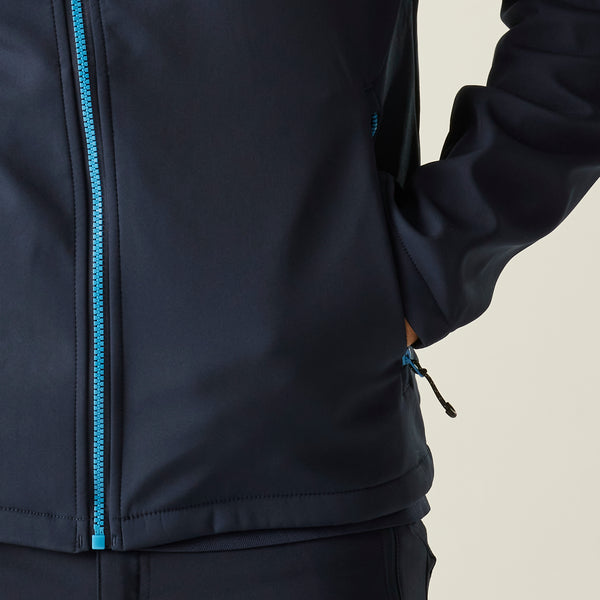 Regatta Navigate Hooded Softshell Navy/Blue M