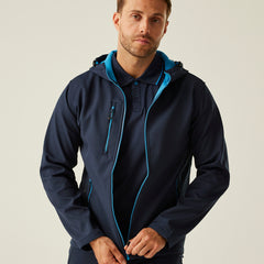 Regatta Navigate Hooded Softshell Navy/Blue L
