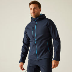 Regatta Navigate Hooded Softshell Navy/Blue M