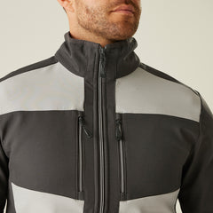 Regatta E-Volve Unisex Softshell Hybrid Jacket Mineral Grey/Ash M