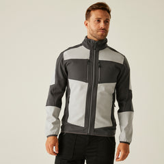 Regatta E-Volve Unisex Softshell Hybrid Jacket Mineral Grey/Ash M