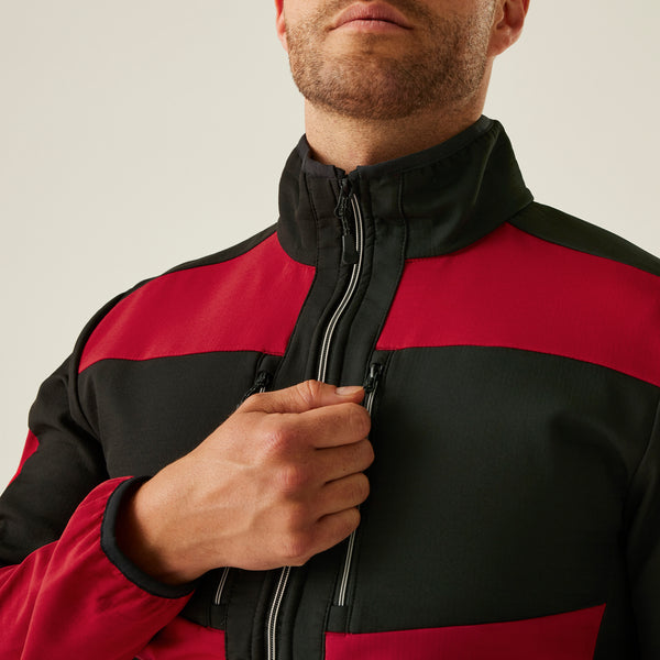 Regatta E-Volve Unisex Softshell Hybrid Jacket ClassRed/Blk XL