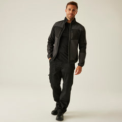 Regatta E-Volve Unisex Softshell Hybrid Jacket Ash/Black S