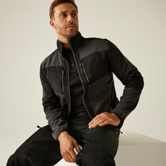 Regatta E-Volve Unisex Softshell Hybrid Jacket Ash/Black S
