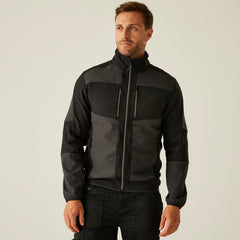 Regatta E-Volve Unisex Softshell Hybrid Jacket Ash/Black S