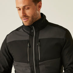 Regatta E-Volve Unisex Softshell Hybrid Jacket Ash/Black M