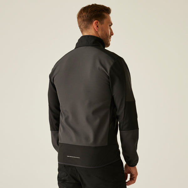 Regatta E-Volve Unisex Softshell Hybrid Jacket Ash/Black S